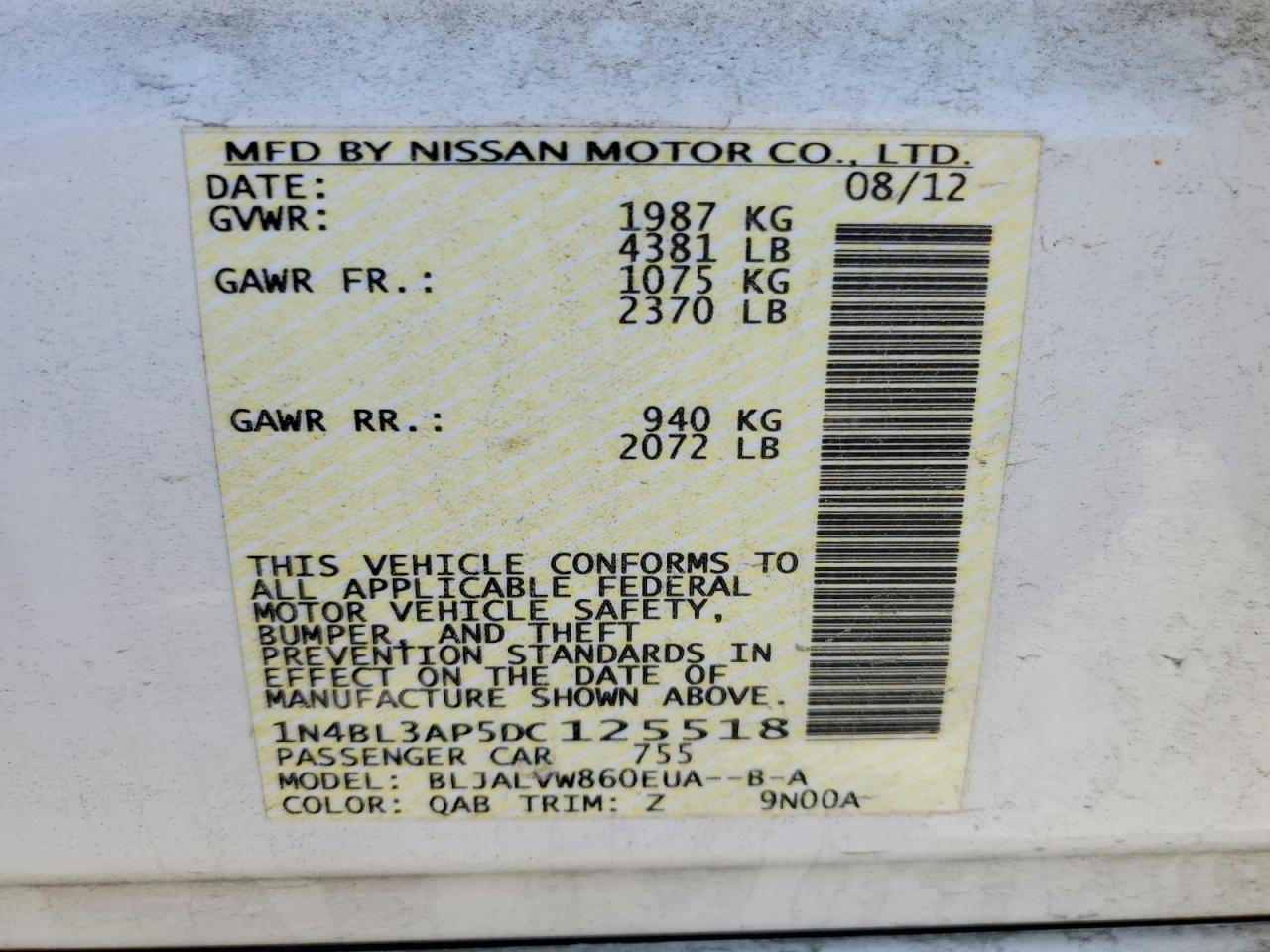 Nissan Altima 3.5 S