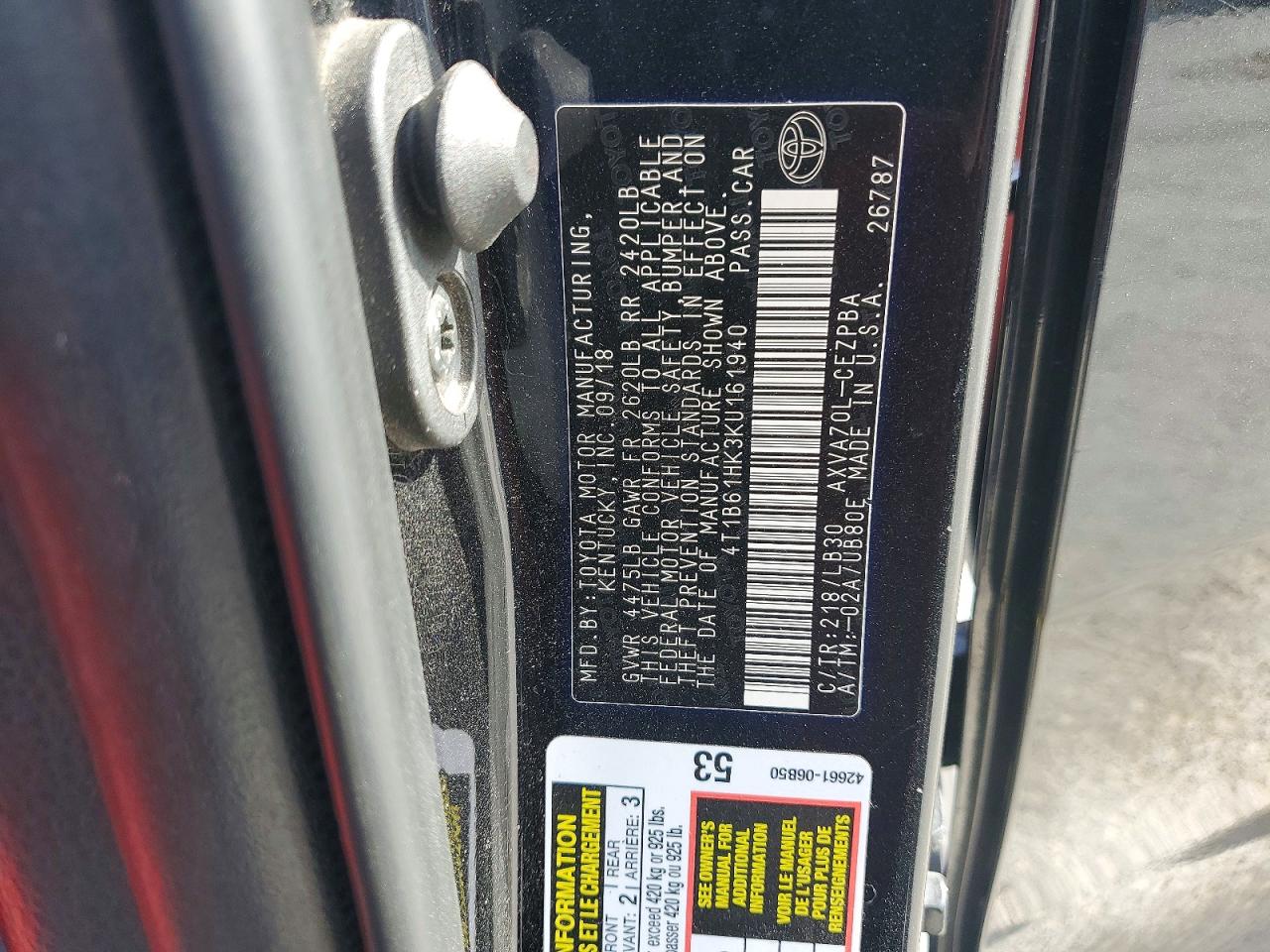 Toyota Camry Xse