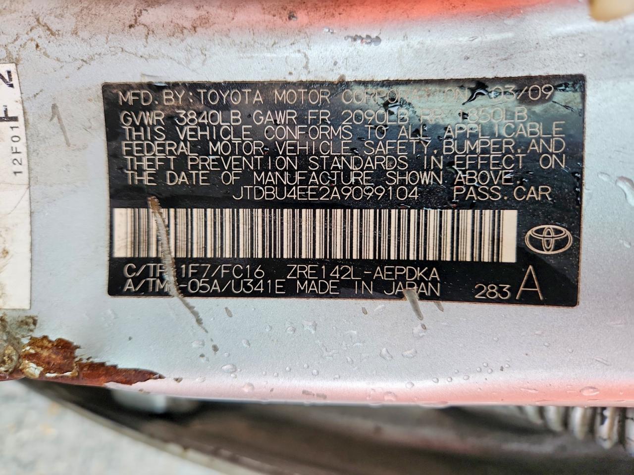 Toyota Corolla Le