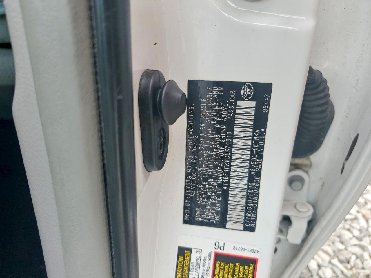 Toyota Camry Le
