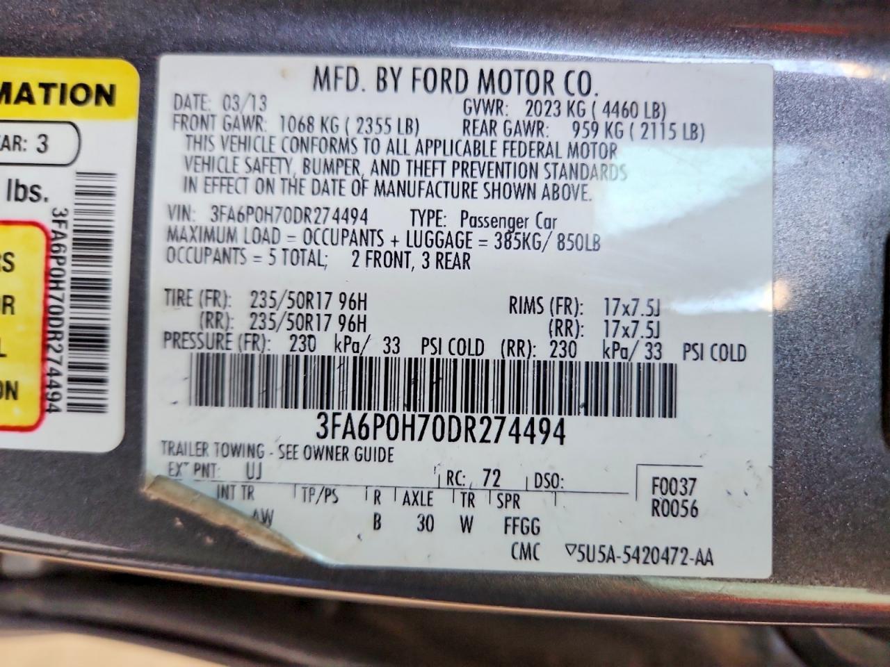 Ford Fusion Se
