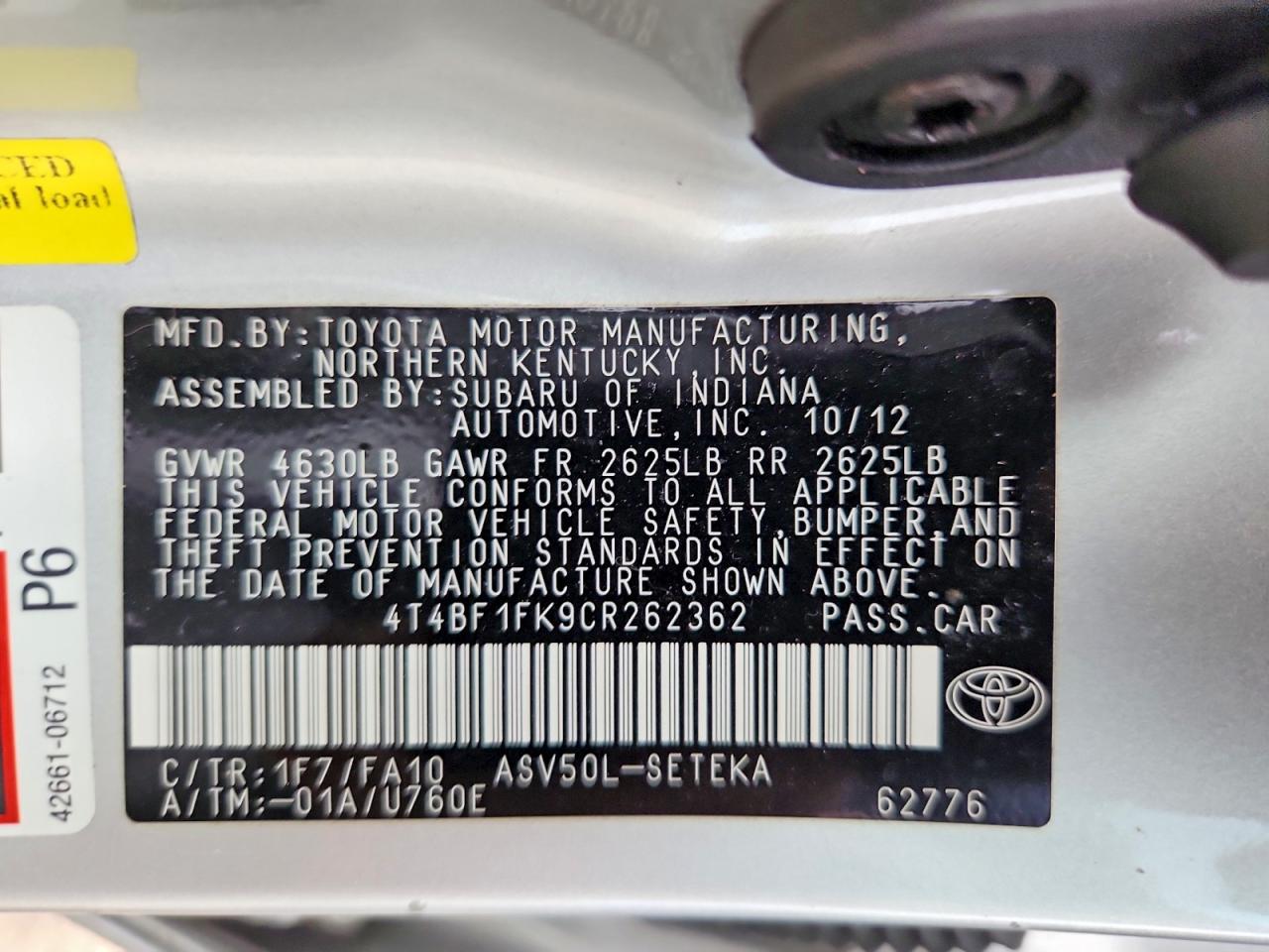 Toyota Camry L