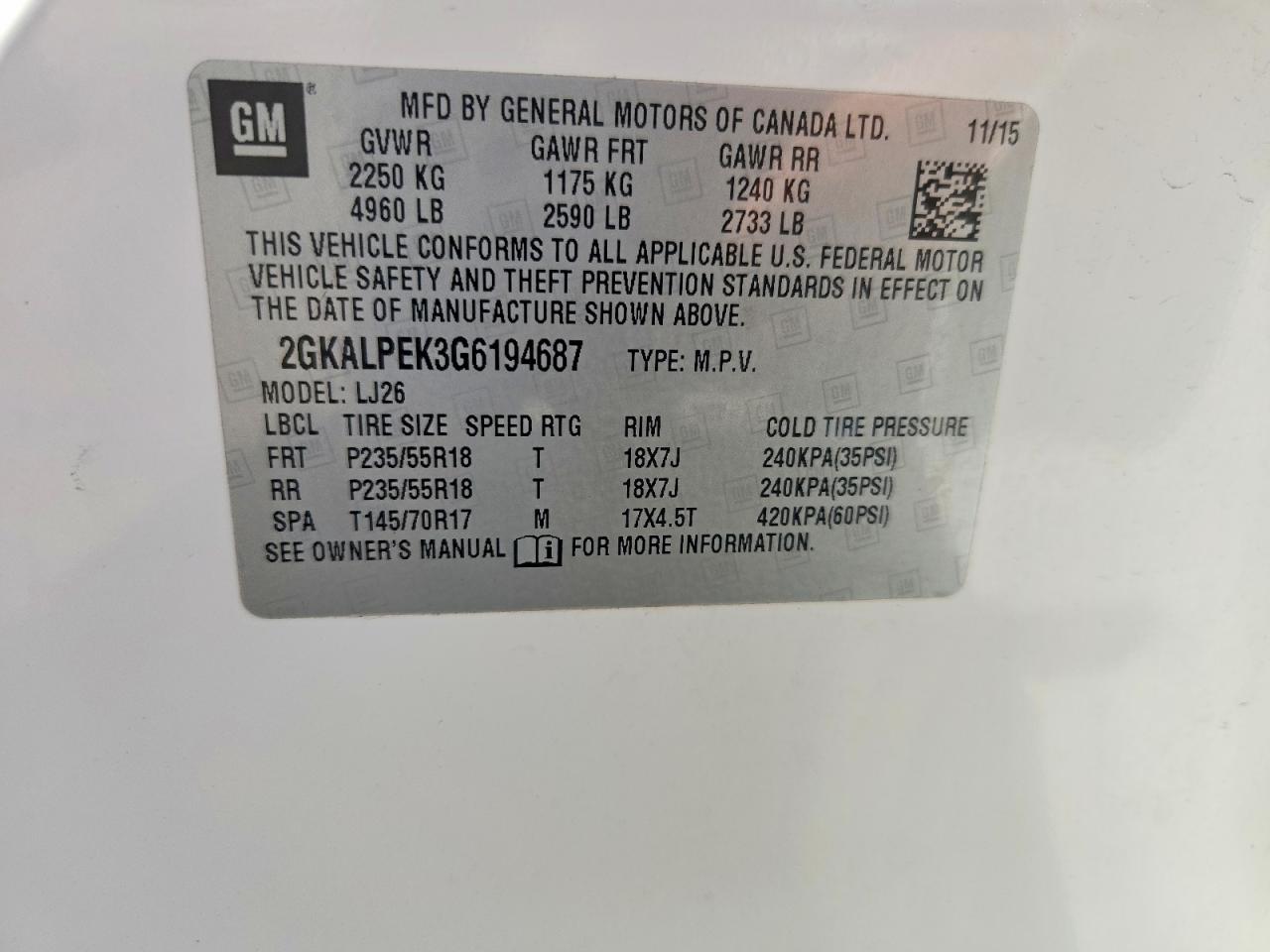 GMC Terrain Slt