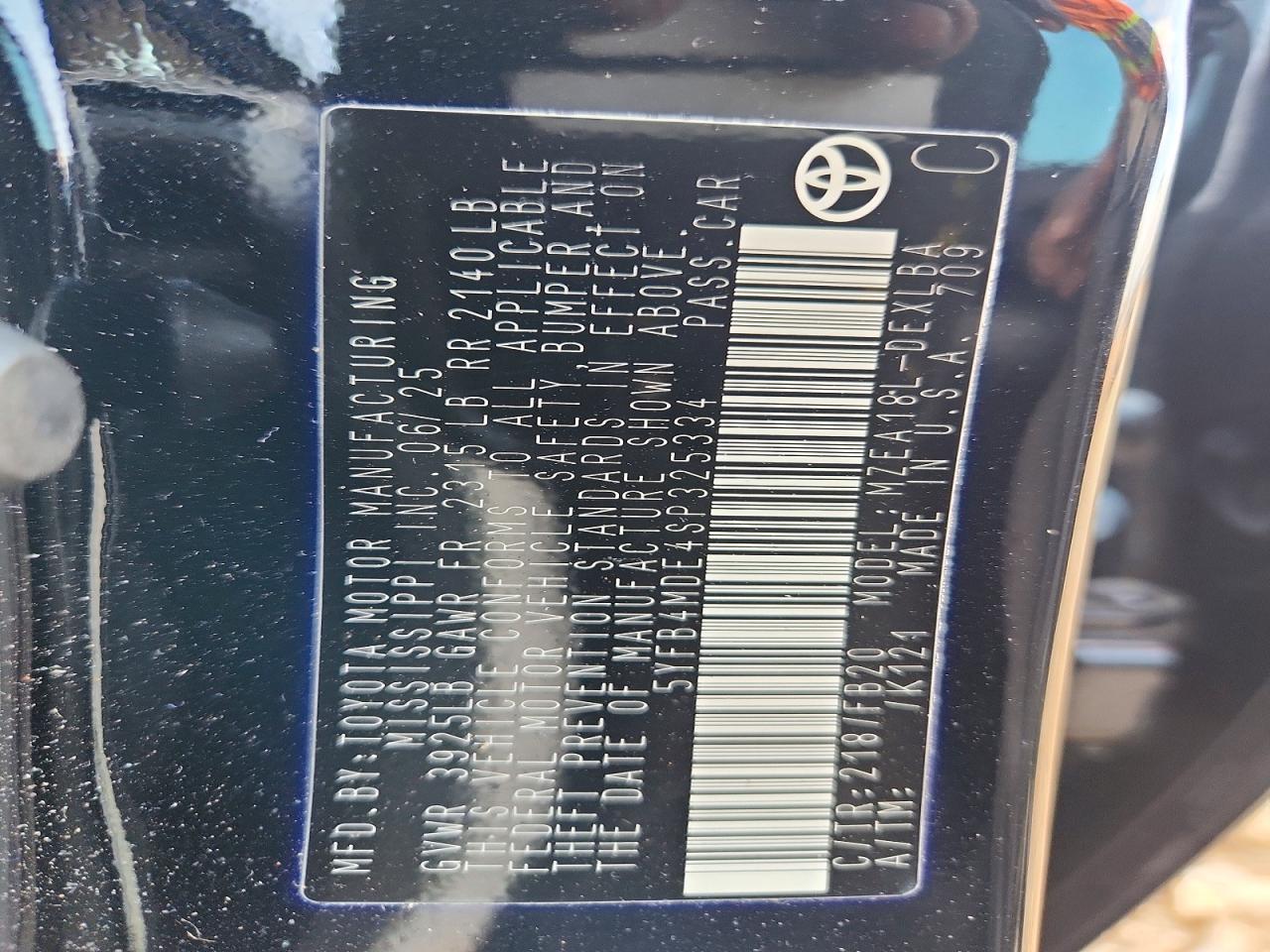 Toyota Corolla Le
