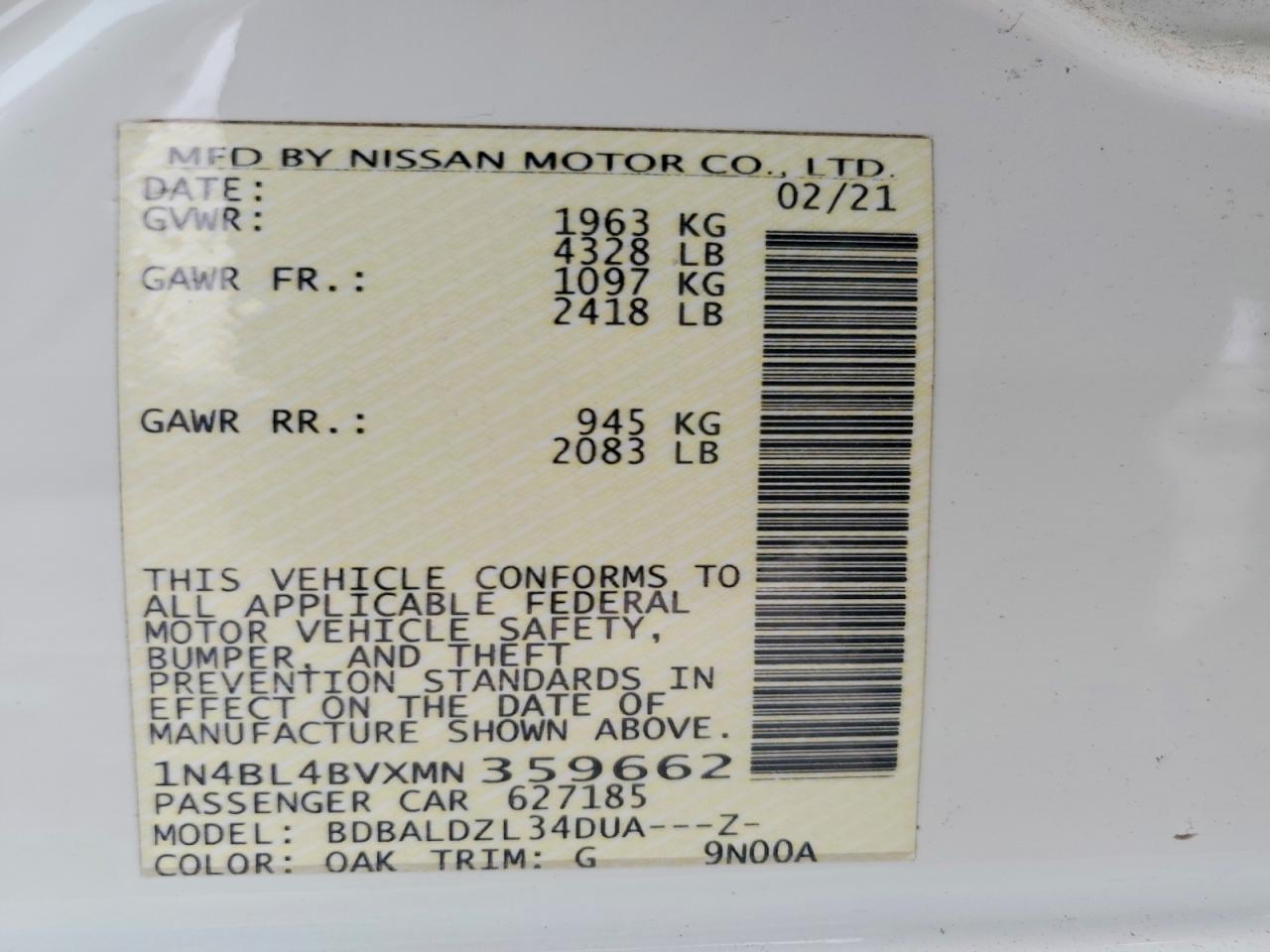 Nissan Altima S