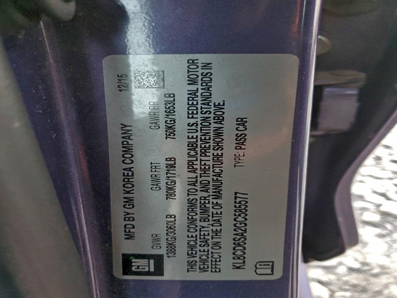 Chevrolet Spark 1lt