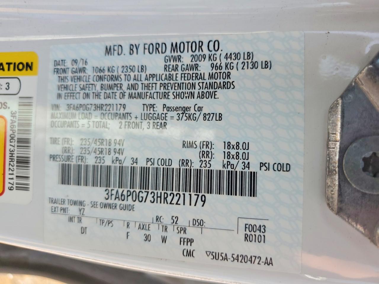 Ford Fusion S