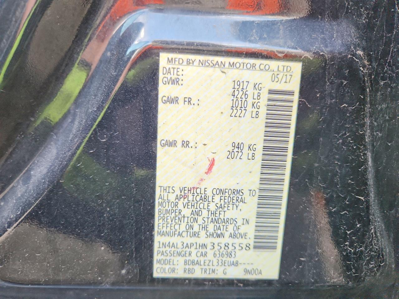 Nissan Altima 2.5 S