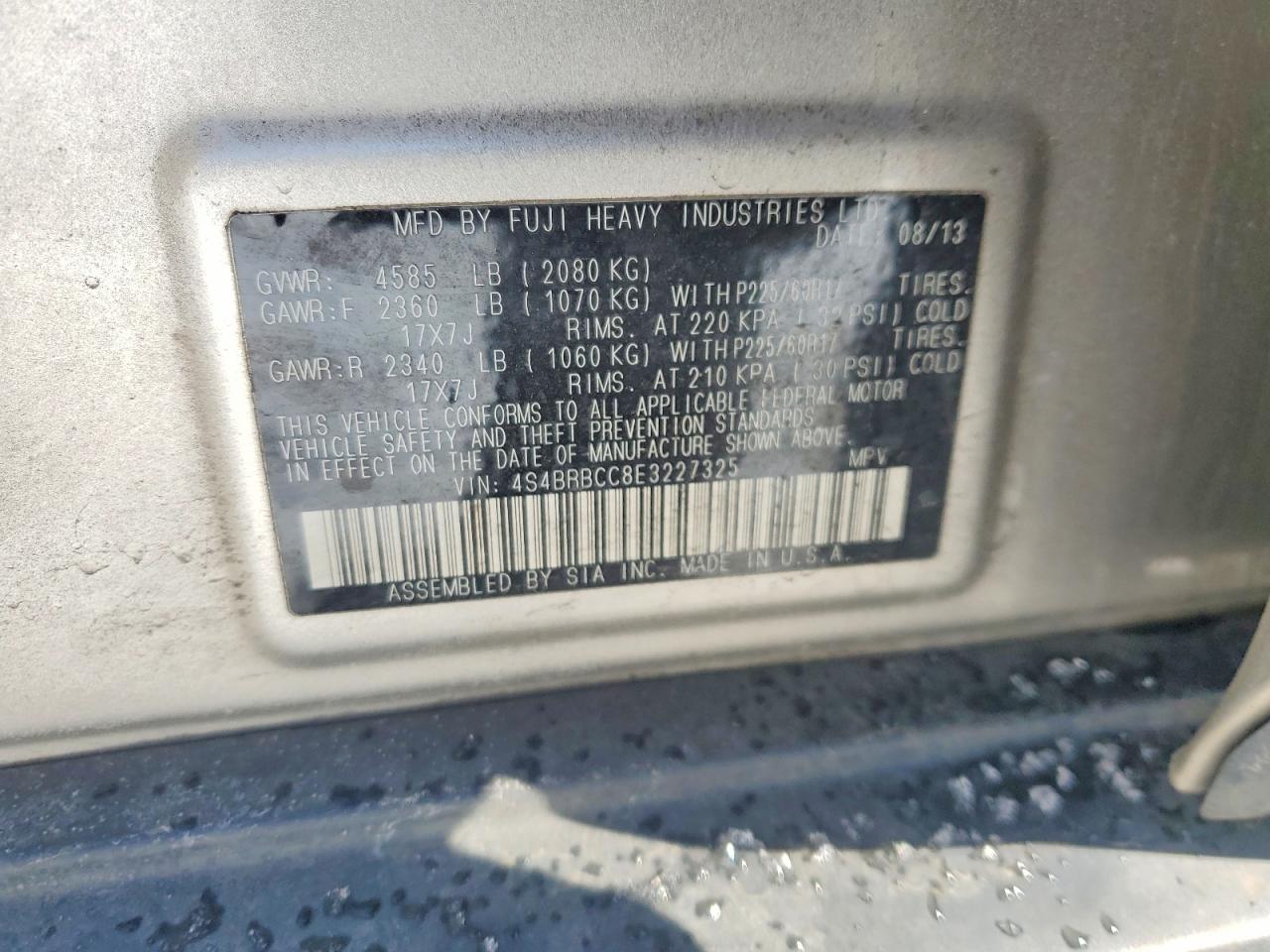 Subaru Outback 2.5i Premium