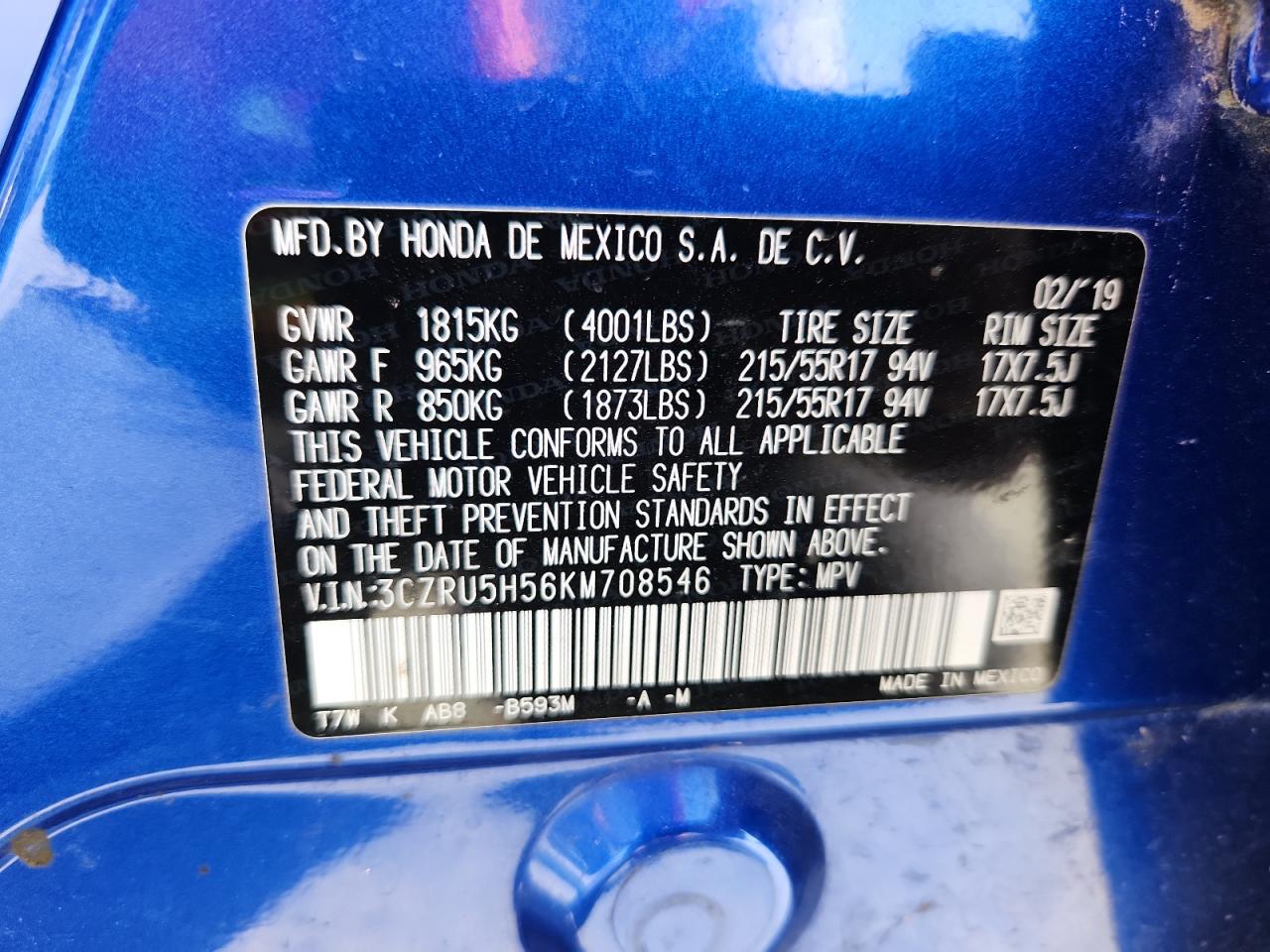 Honda HR-V Ex