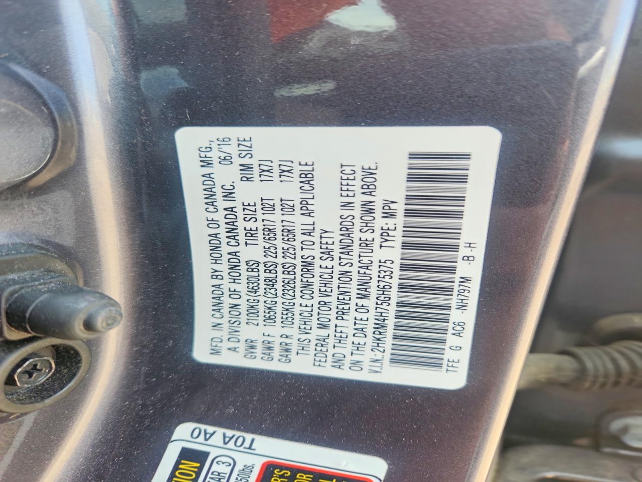 Honda Crv Exl