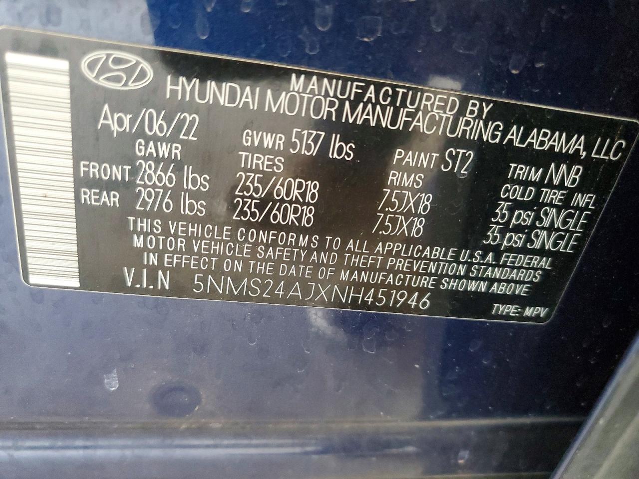Hyundai SANTA FE Sel