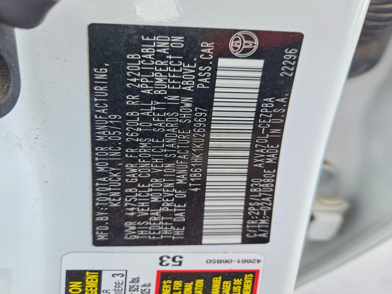 Toyota Camry Xse