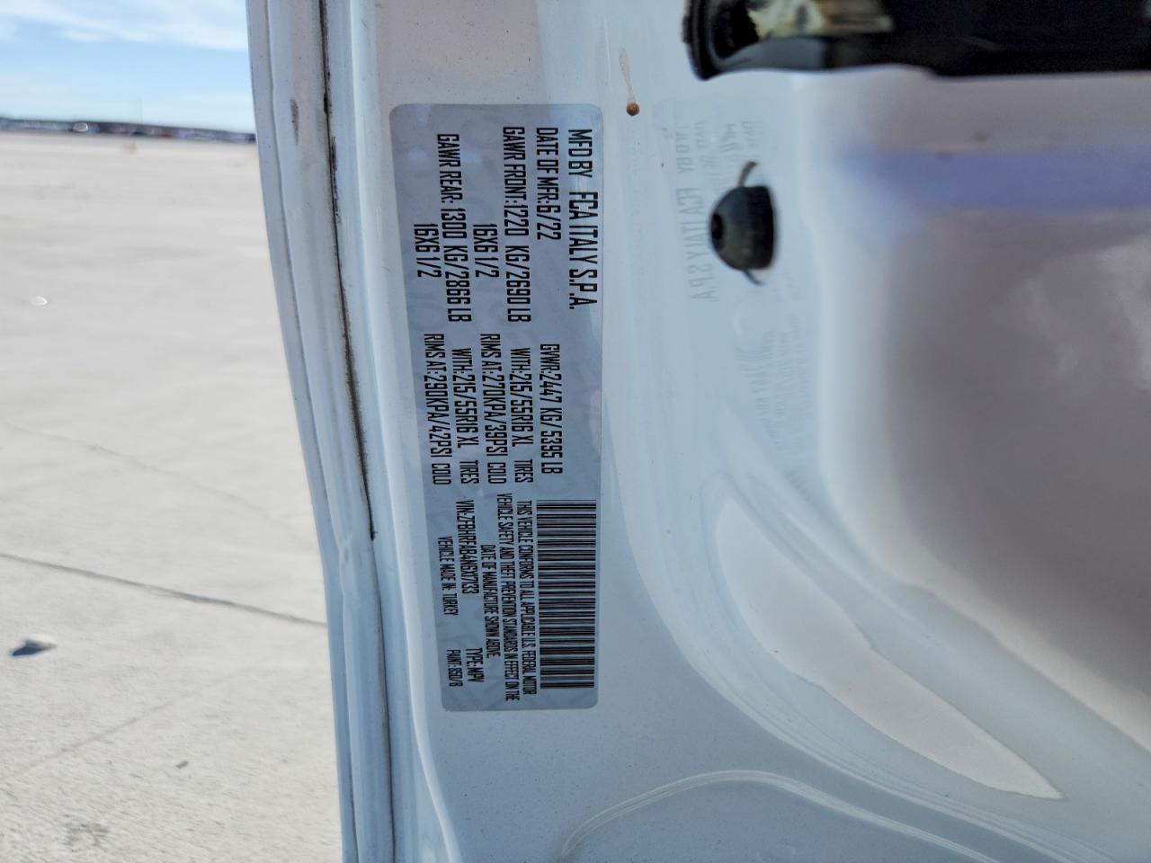 Ram Promaster Tradesman