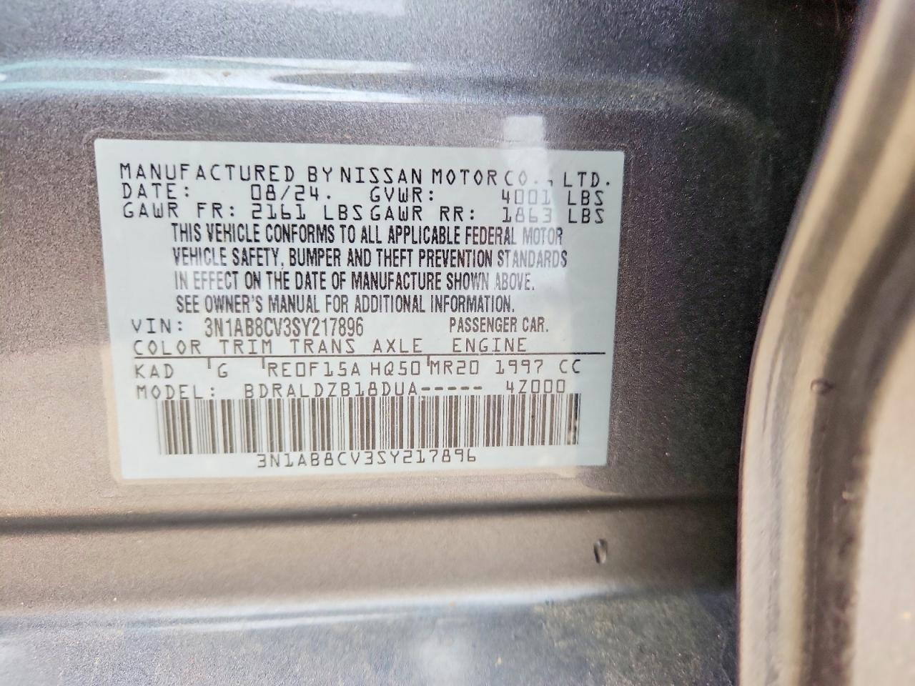 Nissan Sentra Sv