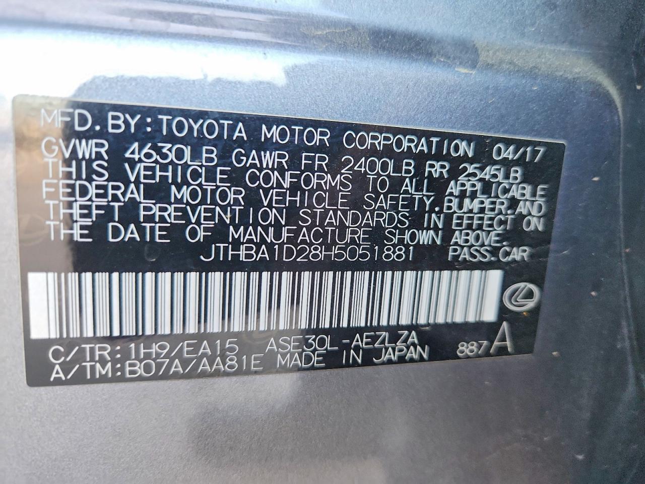 Lexus Is Base