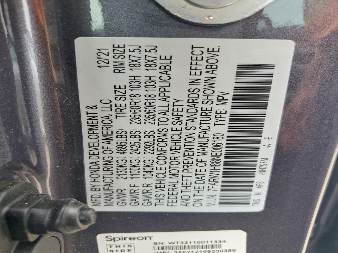Honda Crv Exl