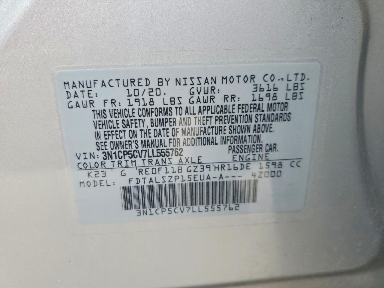 Nissan Kicks Sv