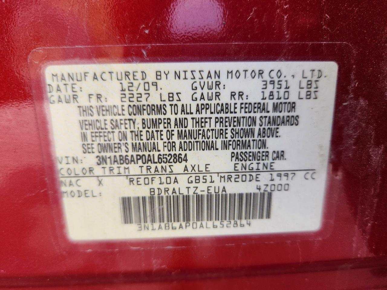 Nissan Sentra 2.0