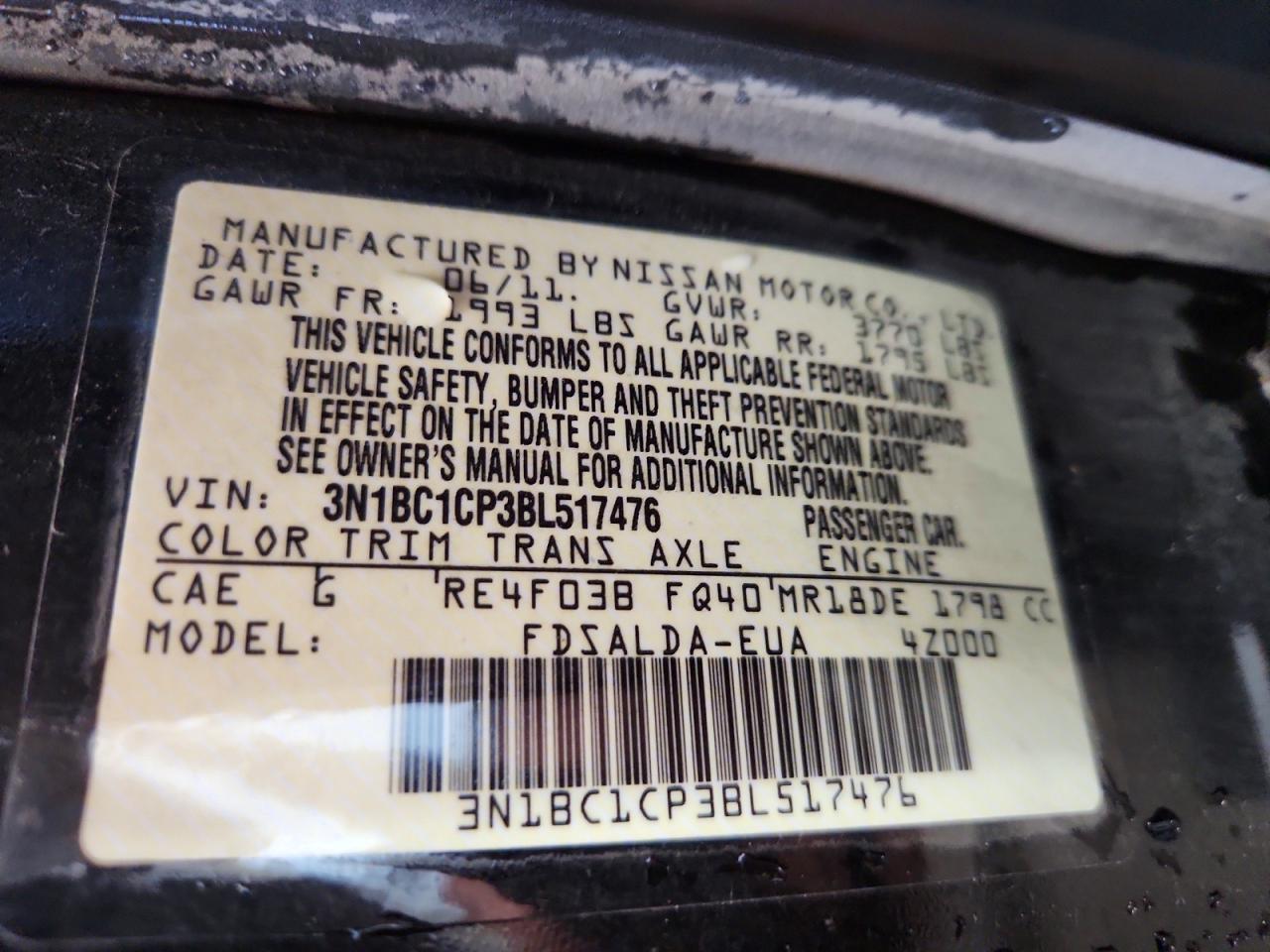 Nissan Versa 1.8 S