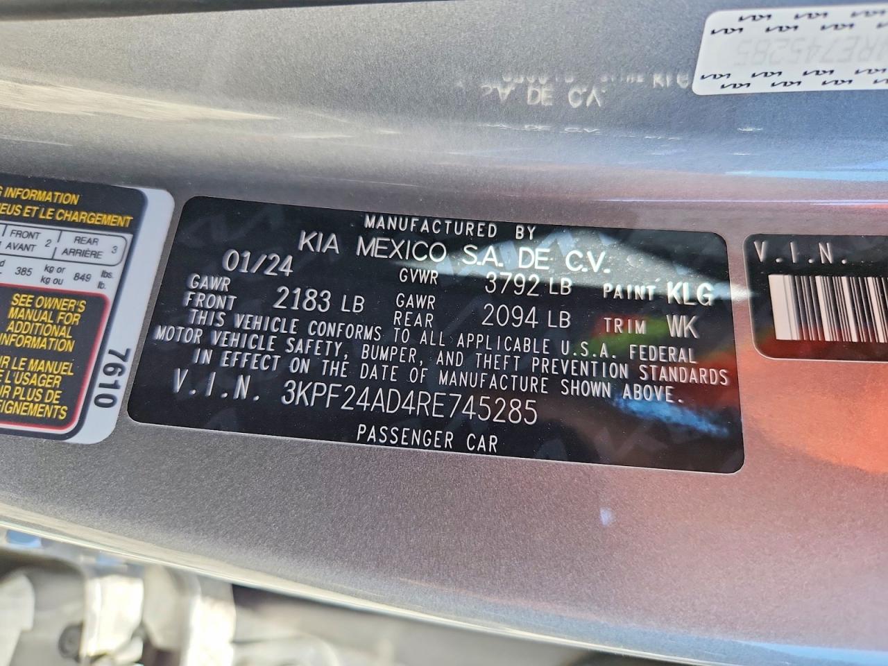 Kia Forte Lxs