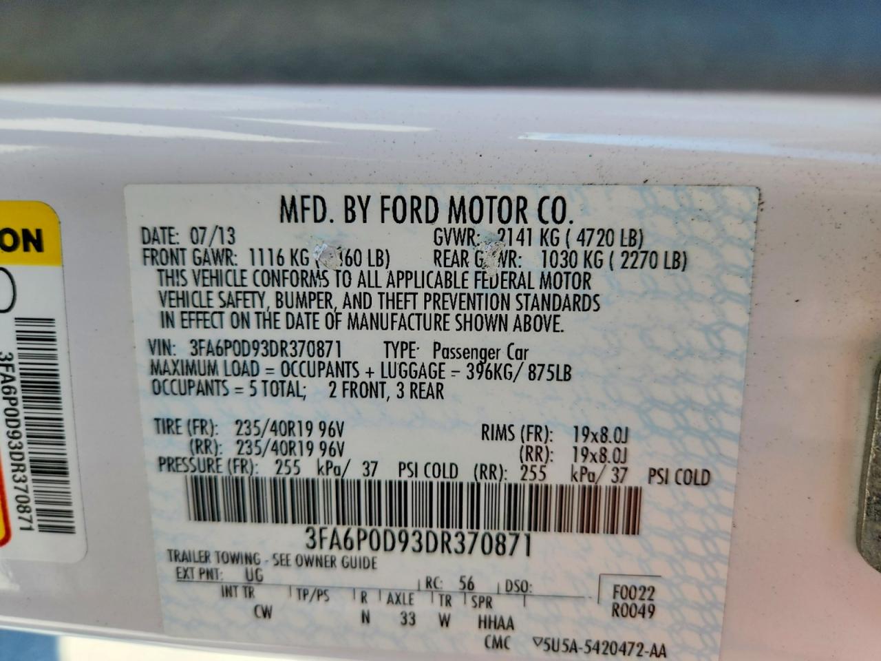 Ford Fusion Titanium