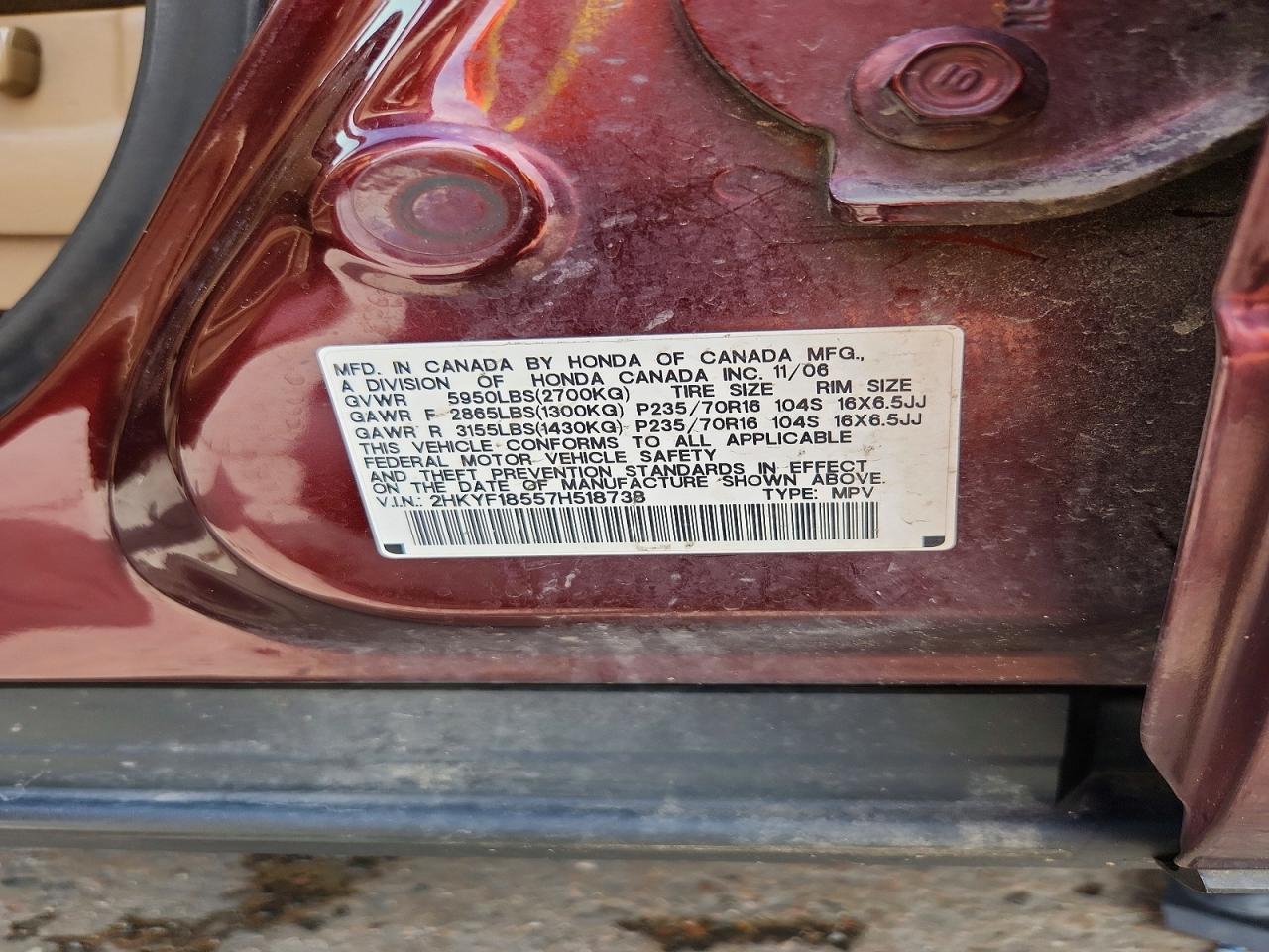 Honda Pilot Exl