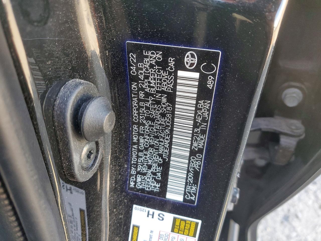 Toyota Corolla Le
