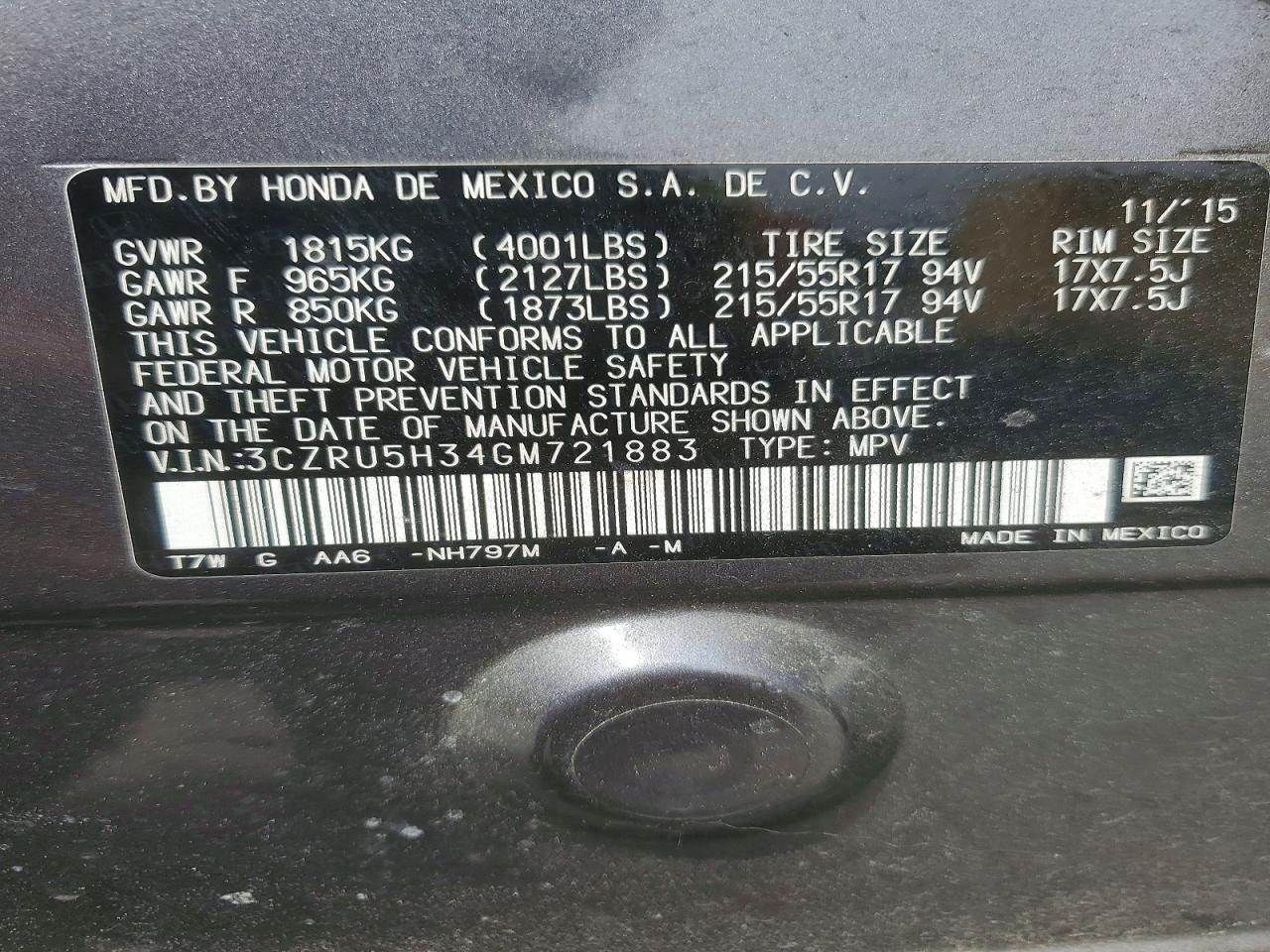 Honda HR-V Lx