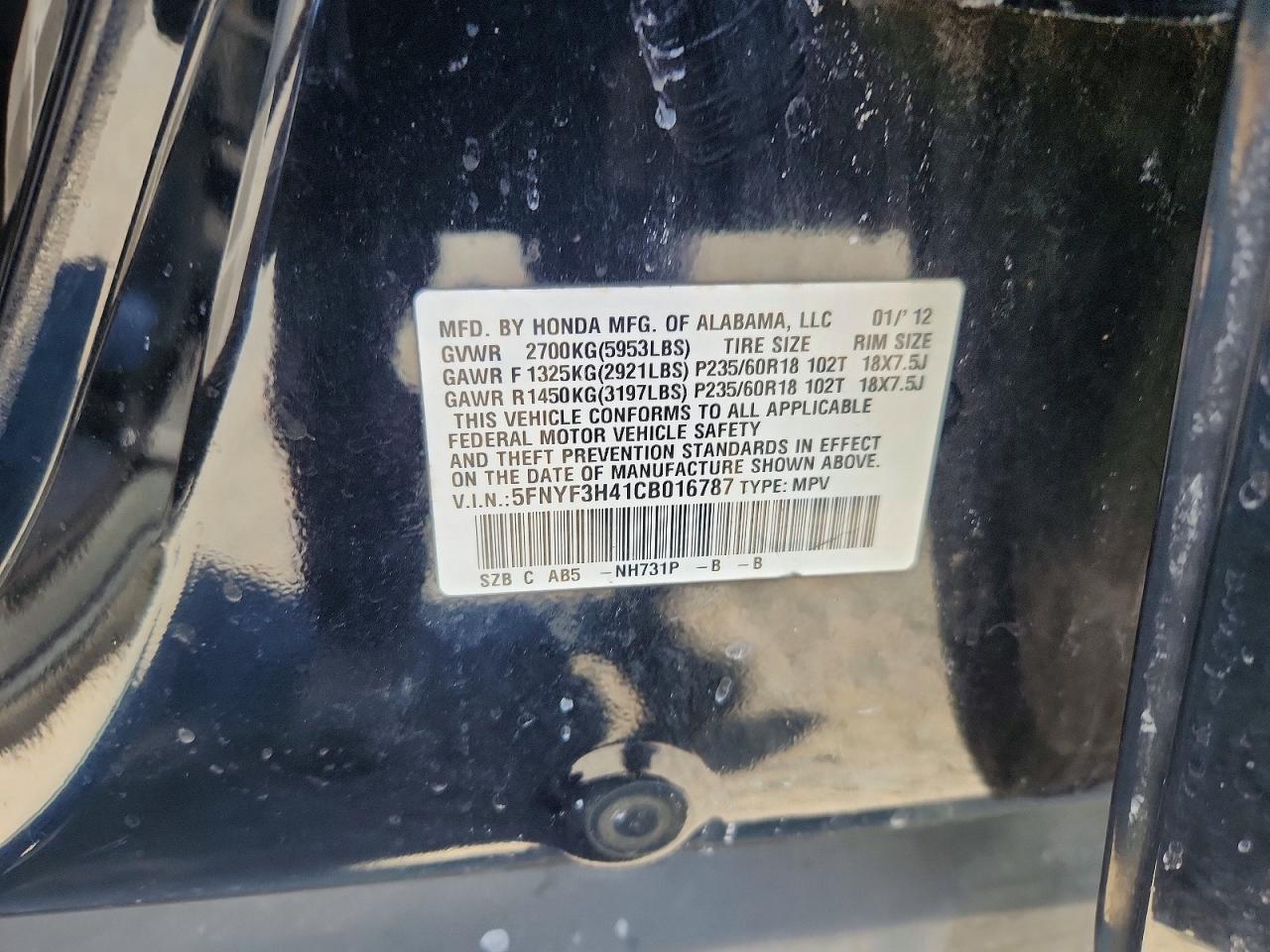 Honda Pilot Ex
