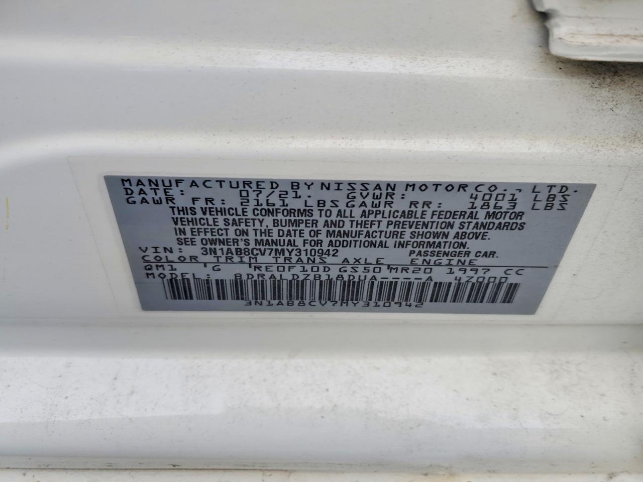 Nissan Sentra Sv