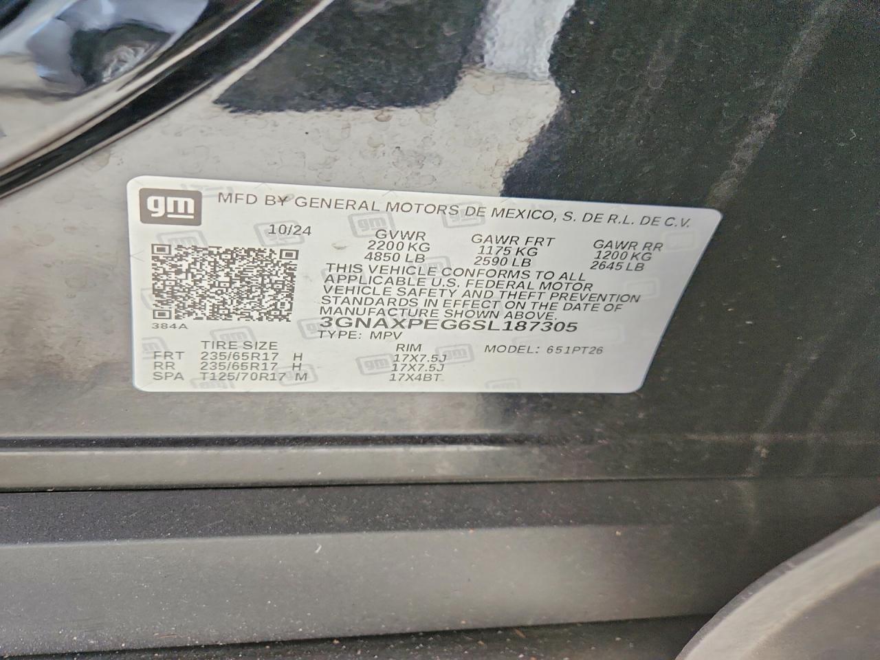 Chevrolet Equinox Lt