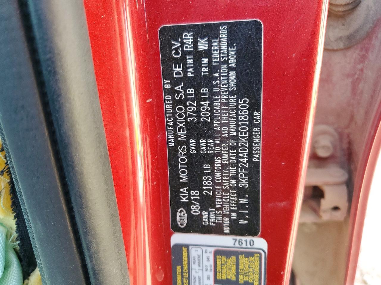 Kia Forte Lxs