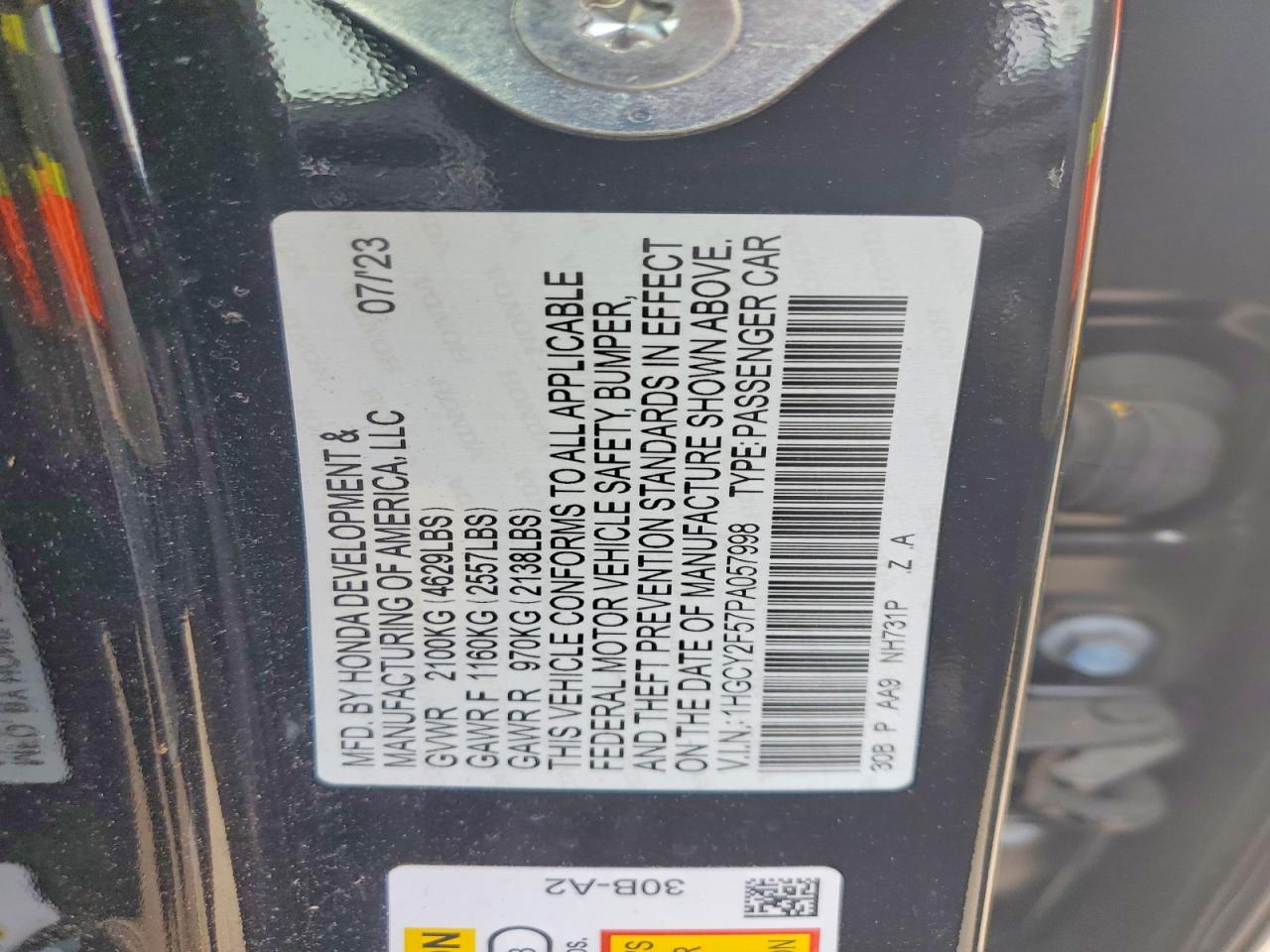 Honda Accord Hybrid Sport