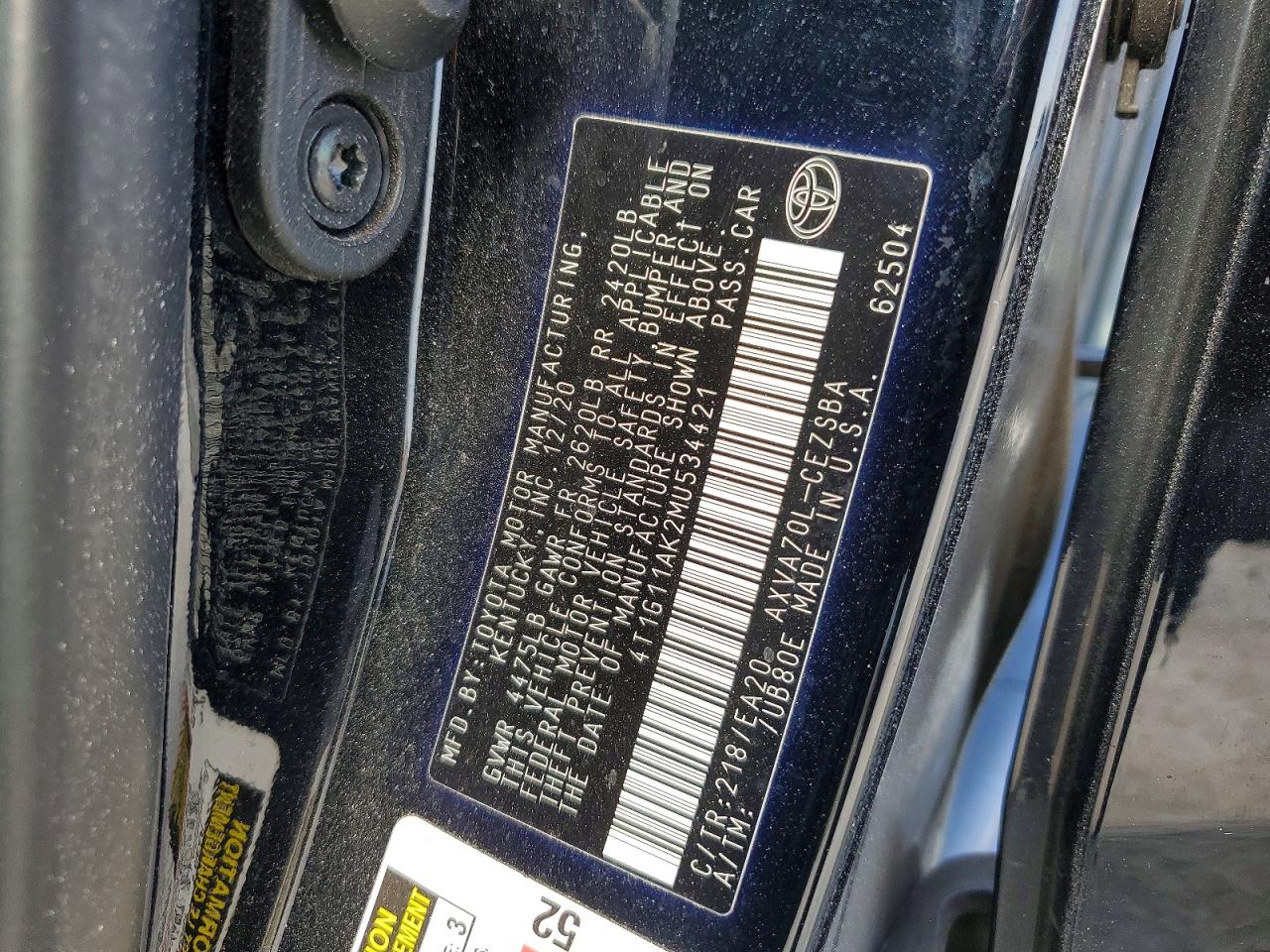 Toyota Camry Se