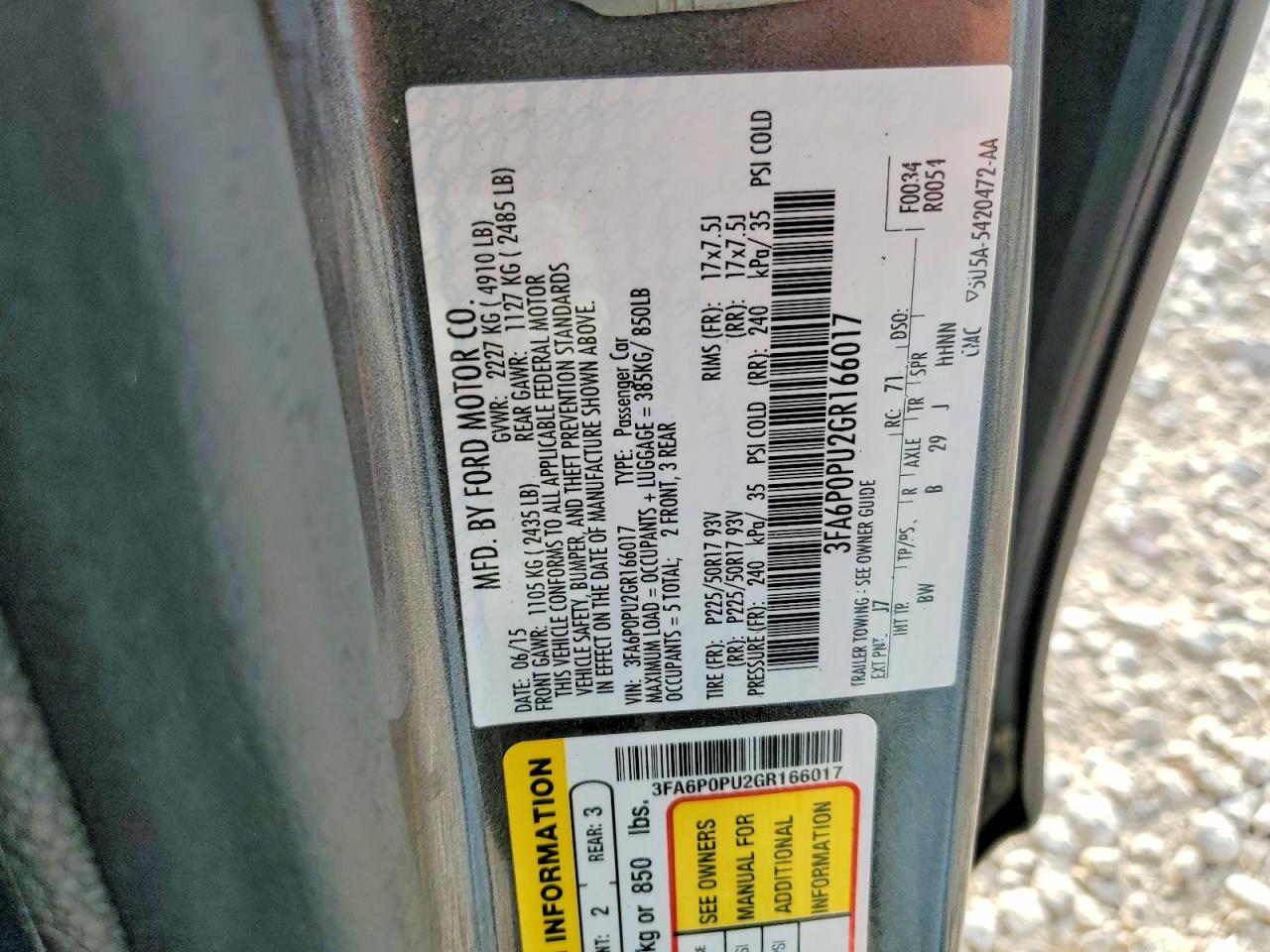 Ford Fusion Se Phev