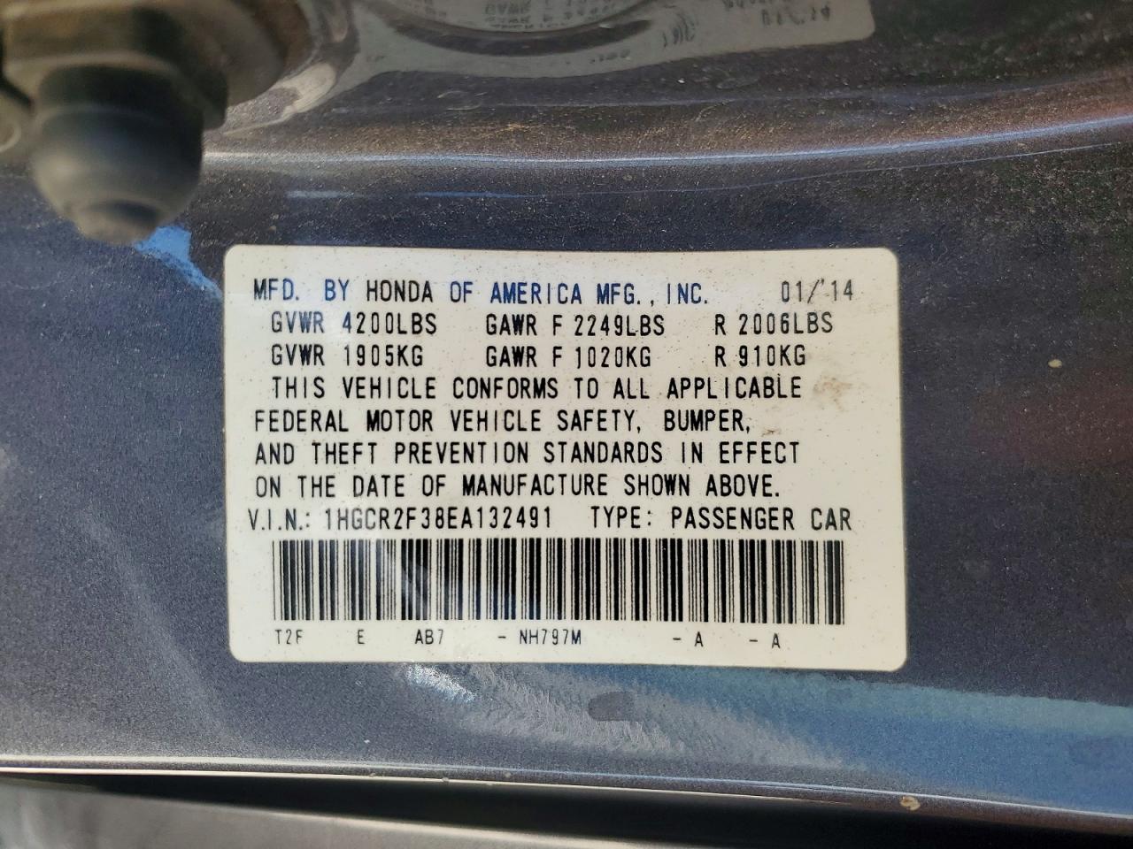 Honda Accord Lx