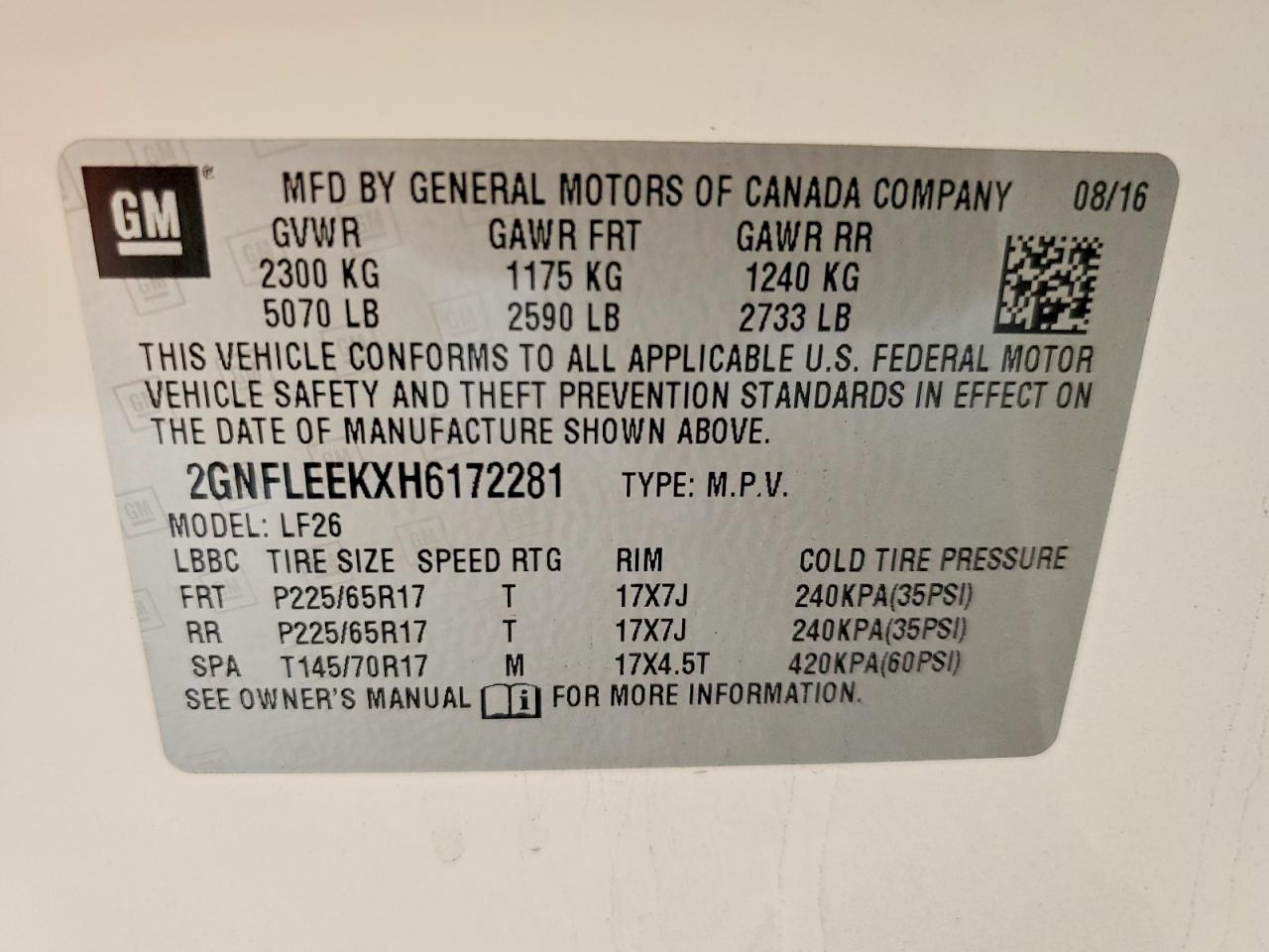 Chevrolet Equinox Ls