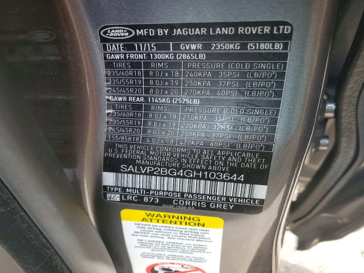 Land Rover Range Rover Se