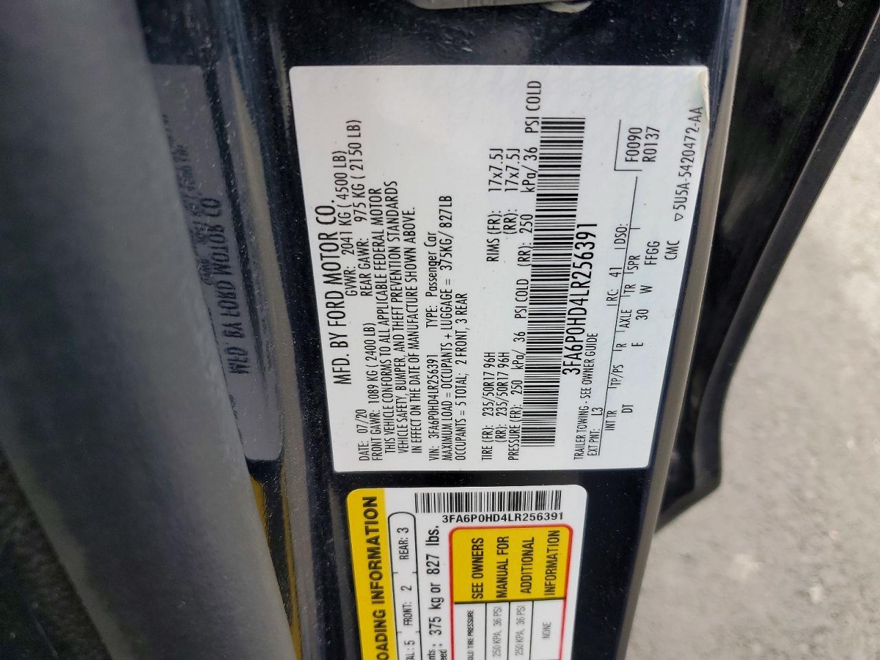 Ford Fusion Se