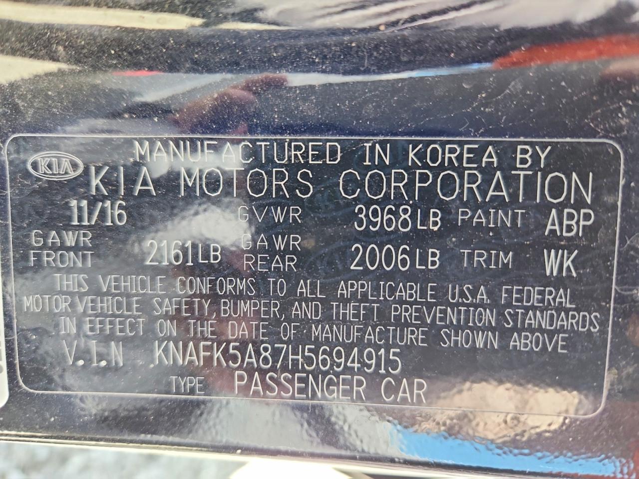 Kia Forte Lx