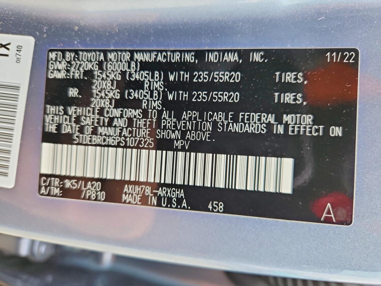 Toyota Highlander Platinum