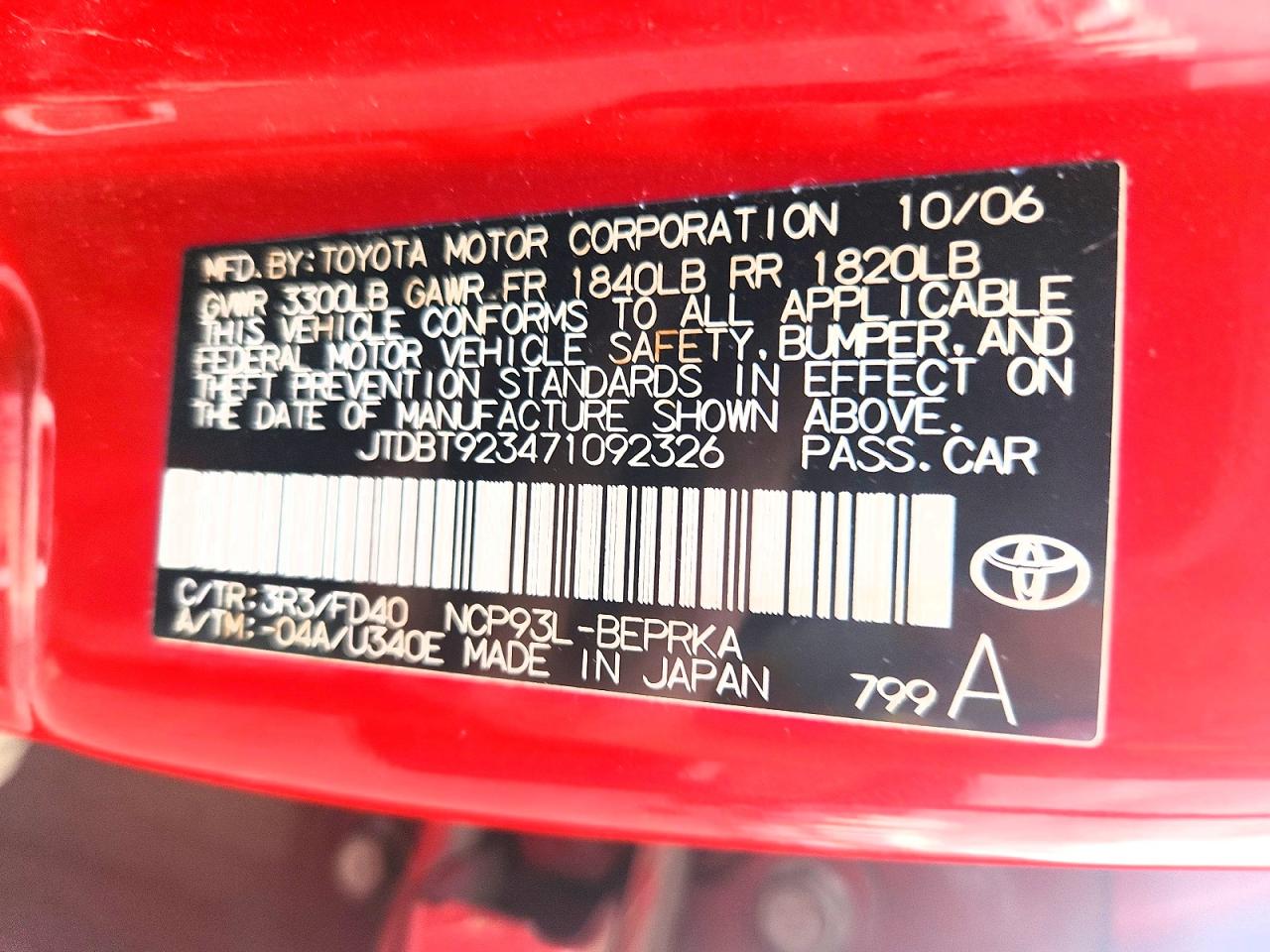 Toyota Yaris Base