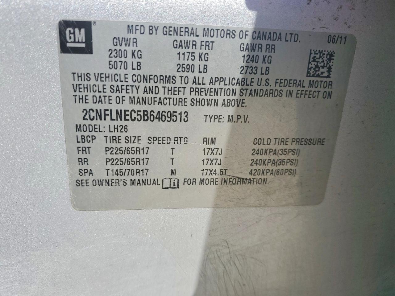 Chevrolet Equinox Lt