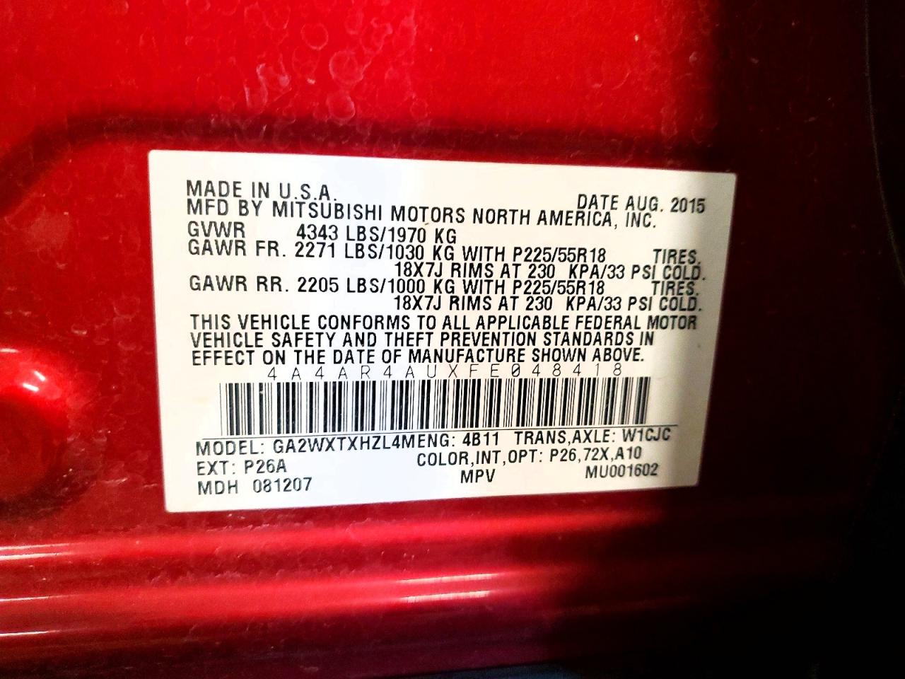 Mitsubishi Outlander Se