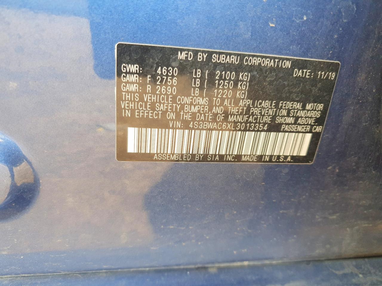 Subaru Legacy Premium