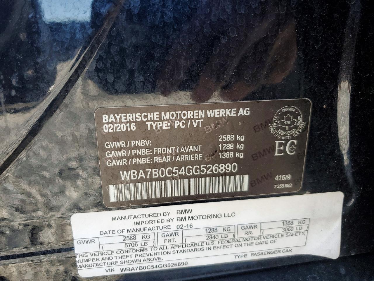 BMW 7 Series Xi