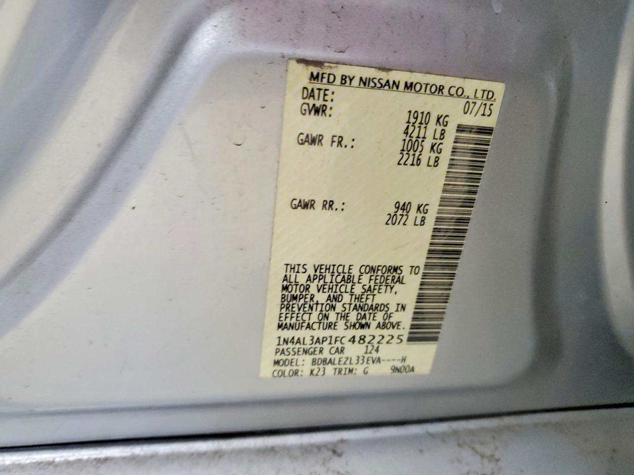Nissan Altima 2.5 S