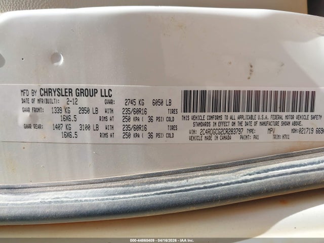 Dodge Grand Caravan Sxt