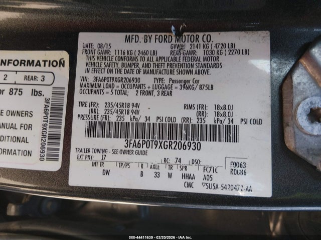 Ford Fusion Se